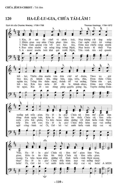 Ha-lê-lu-gia! Chúa Tái Lâm