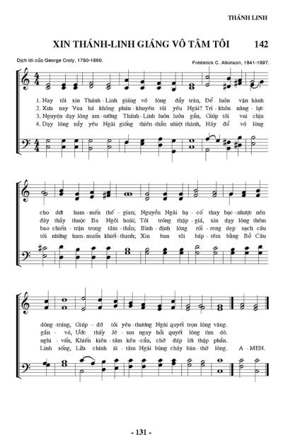 Xin Thánh Linh Giáng Vô Tâm Tôi