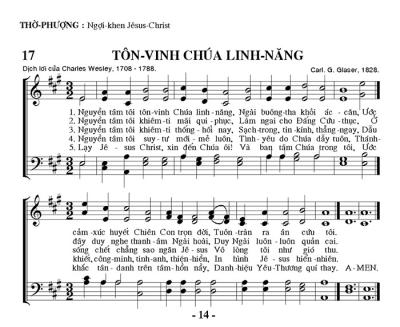 Tôn Vinh Chúa Linh Năng