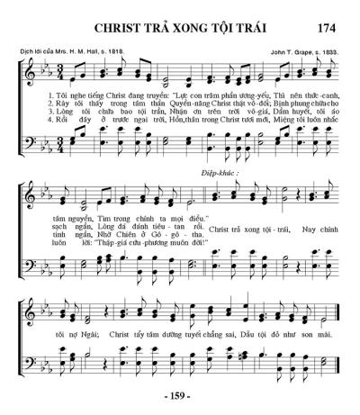 Christ Trả Xong Tội Trái