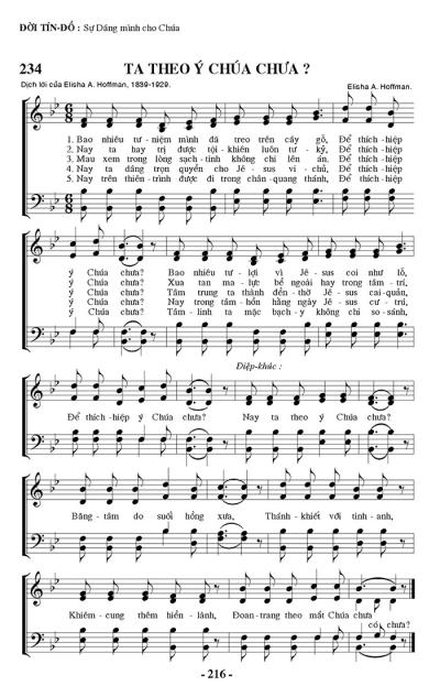 Ta Theo Ý Chúa Chưa?