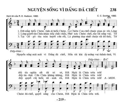 Nguyện Sống Vì Đấng Đã Chết