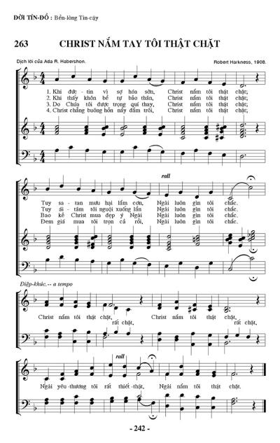 Christ Nắm Tôi Thật Chặt