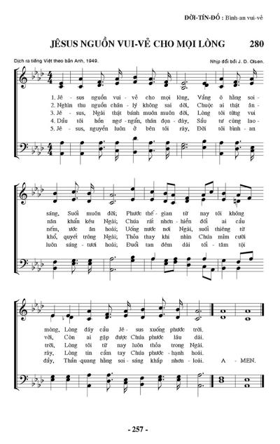 Jesus Nguồn Vui Vẻ Cho Mọi Lòng