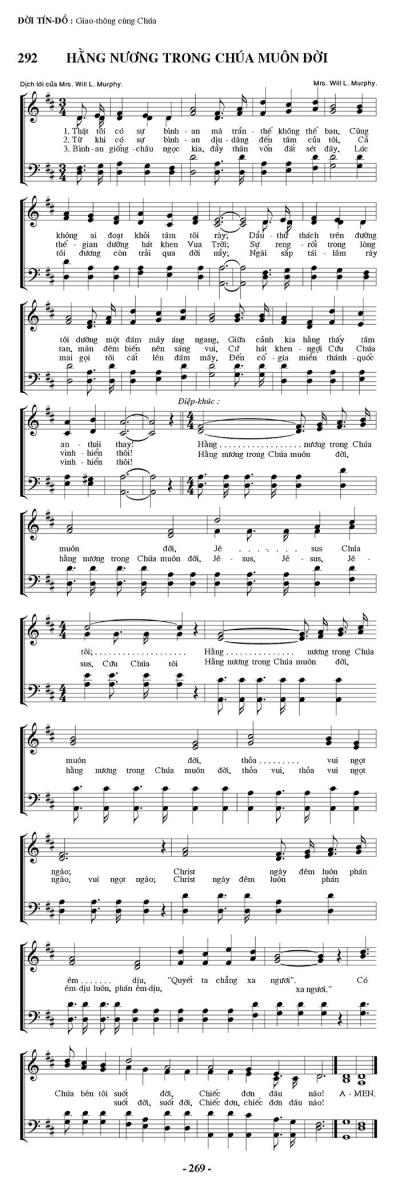 Hằng Nương Trong Chúa Muôn Đời