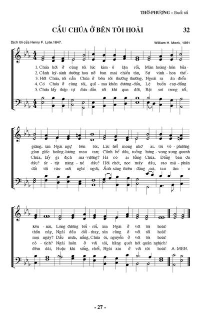 Cầu Chúa Ở Bên Tôi Hoài