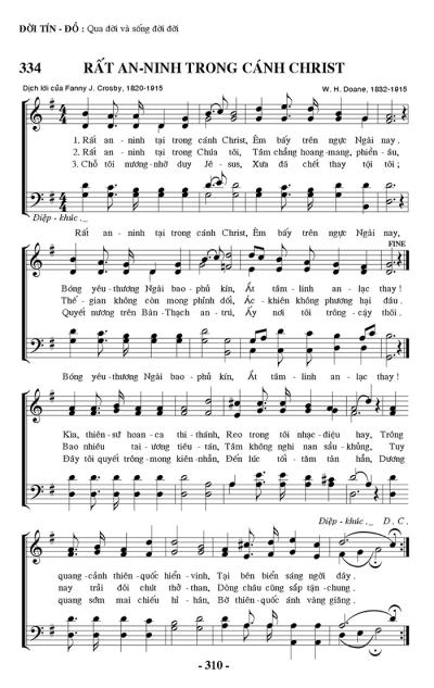 Rất An Ninh Trong Cánh Christ