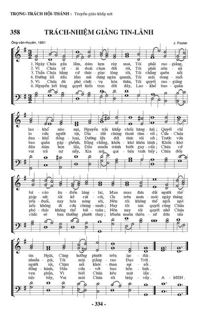 Trách Nhiệm Giảng Tin Lành