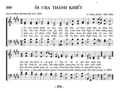 Ôi Cha Thánh Khiết