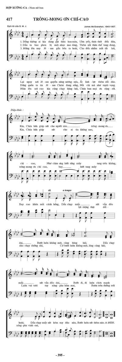 Trông Mong Ơn Chí Cao