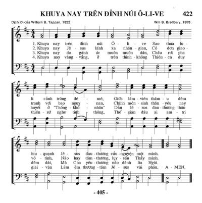 Khuya Nay Trên Đỉnh Núi Ô-li-ve
