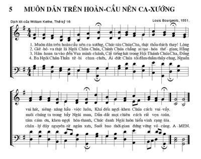 Muôn Dân Trên Hoàn Cầu Nên Ca Xướng