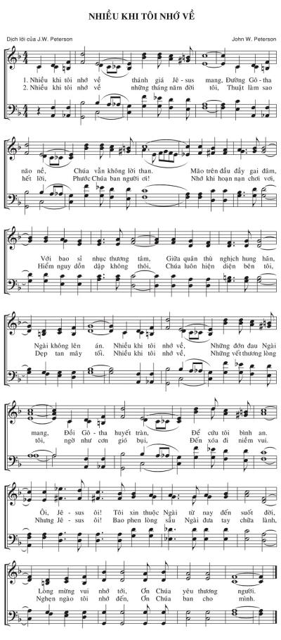 Nhiều Khi Tôi Nhớ Về