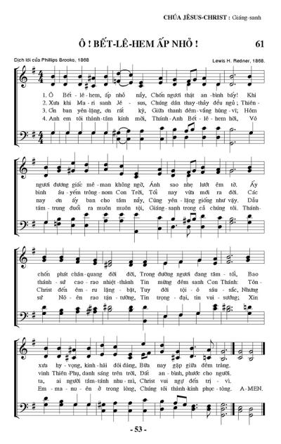 Ô! Bết-lê-hem Ấp Nhỏ!