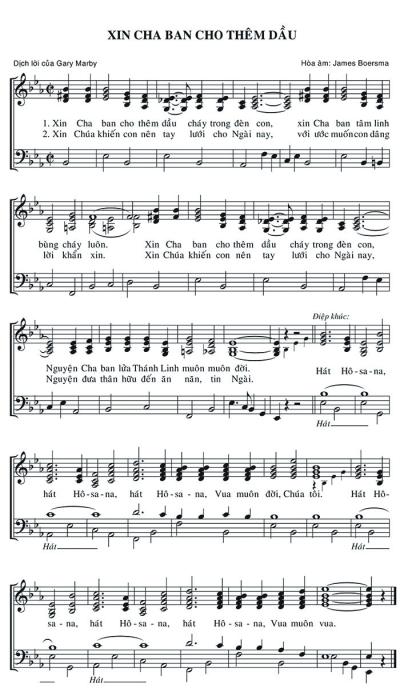 Xin Cha Ban Cho Thêm Dầu