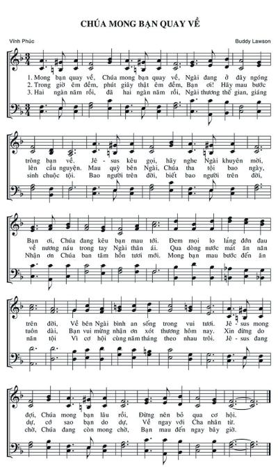 Chúa Mong Bạn Quay Về