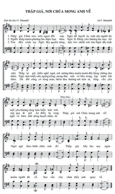 Thập Giá, Nơi Chúa Mong Anh Về