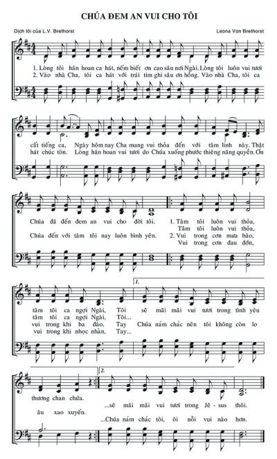 Chúa Đem An Vui Cho Tôi