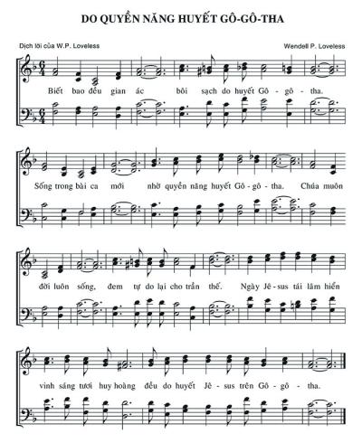 Do Quyền Năng Huyết Gô-gô-tha