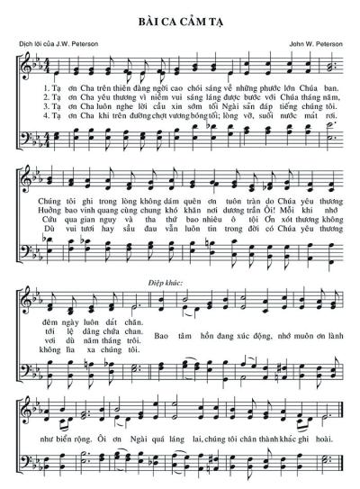 Bài Ca Cảm Tạ