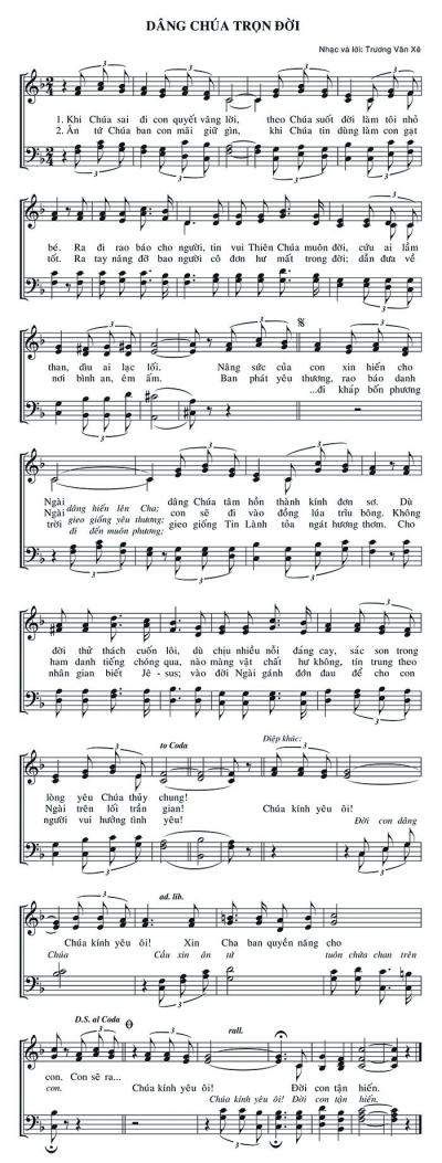 Dâng Chúa Trọn Đời