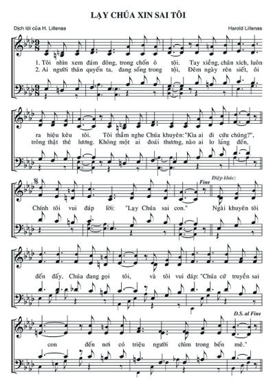 Lạy Chúa Xin Sai Tôi