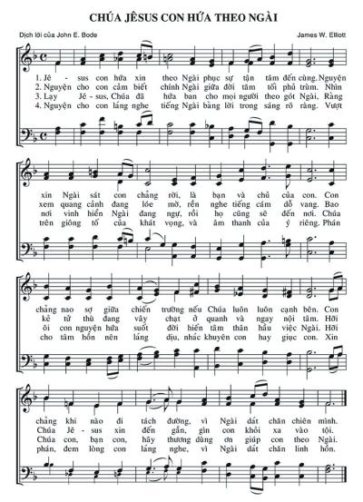 Chúa Jêsus Con Hứa Theo Ngài