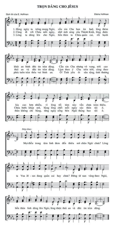 Trọn Dâng Cho Jêsus