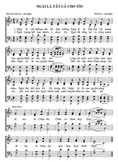 Ngài Là Tất Cả Cho Tôi