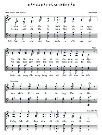 Hãy Ca Hát và Nguyện Cầu