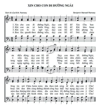 Xin Cho Con Đi Đường Ngài
