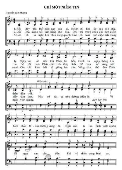 Chỉ Một Niềm Tin