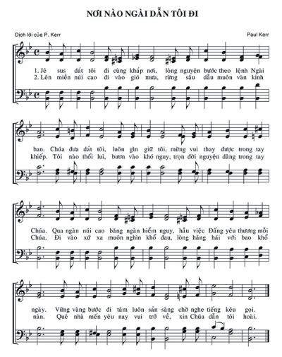 Nơi Nào Ngài Dẫn Tôi Đi