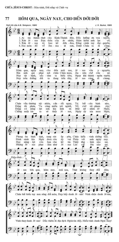 Hôm Qua, Ngày Nay, Cho Đến Đời Đời