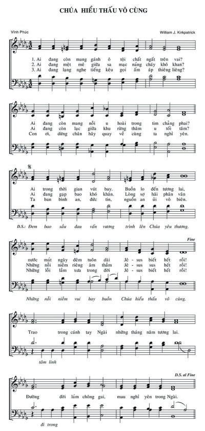 Chúa Hiểu Thấu Vô Cùng