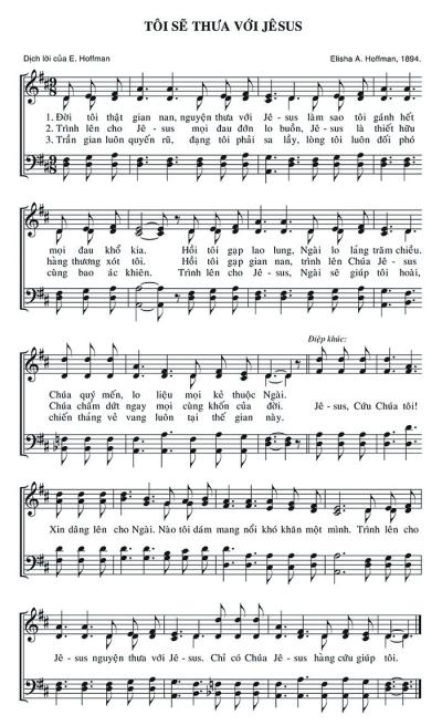 Tôi Sẽ Thưa Với Jêsus