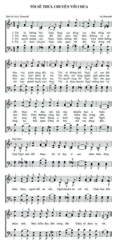 Tôi Sẽ Thưa Chuyện Với Chúa