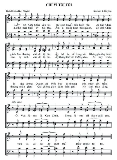 Chỉ Vì Tội Tôi