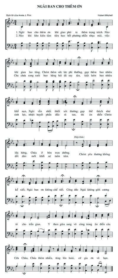 Ngài Ban Cho Thêm Ơn