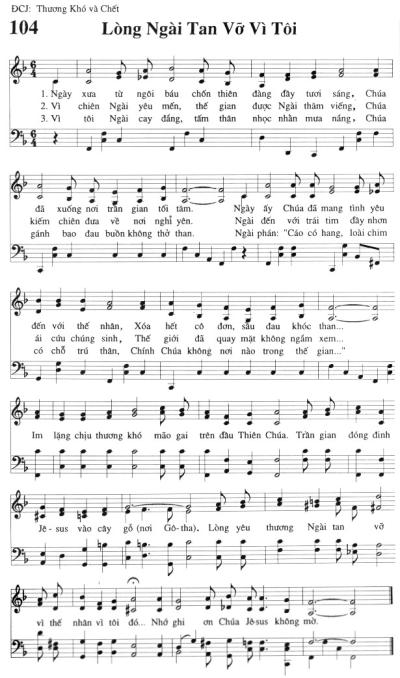 Lòng Ngài Tan Vỡ Vì Tôi