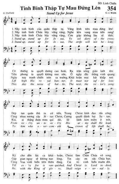 Tinh Binh Thập Tự Mau Đứng Lên