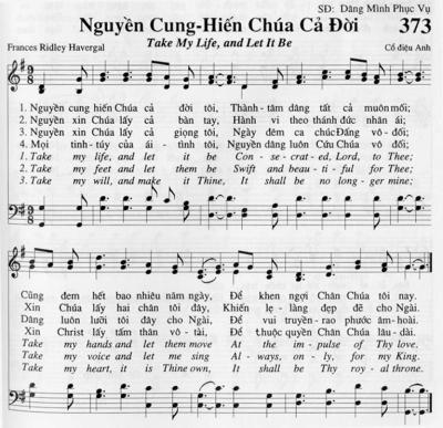 Nguyện Cung Hiến Chúa Cả Đời