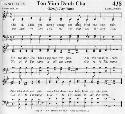 Tôn Vinh Danh Cha