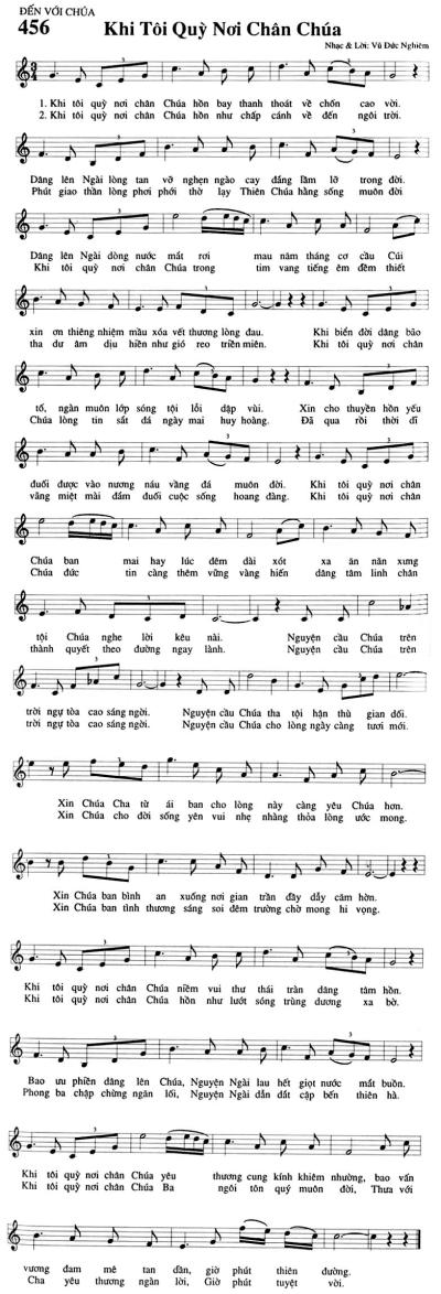 Khi Tôi Quỳ Nơi Chân Chúa