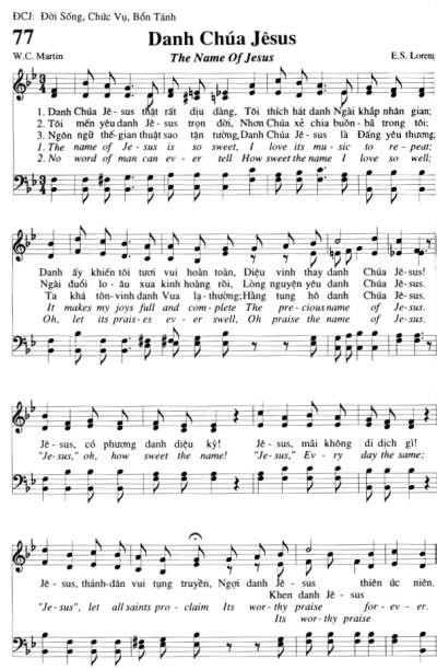 Danh Chúa Jesus