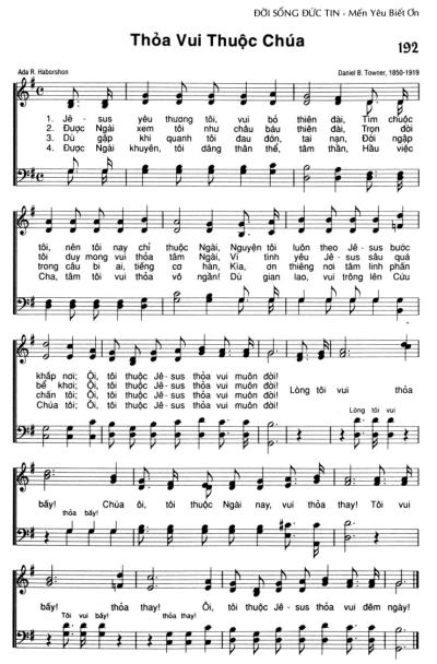 Thỏa Vui Thuộc Chúa