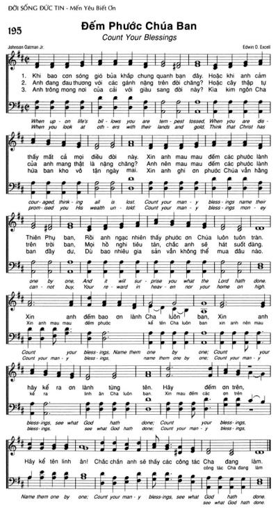 Đếm Phước Chúa Ban