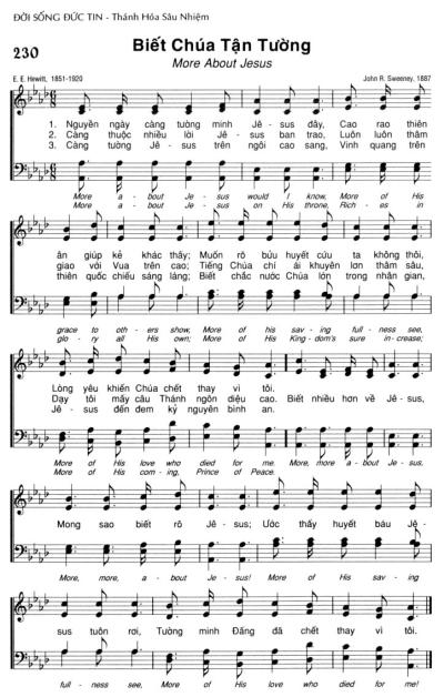 Biết Chúa Tận Tường