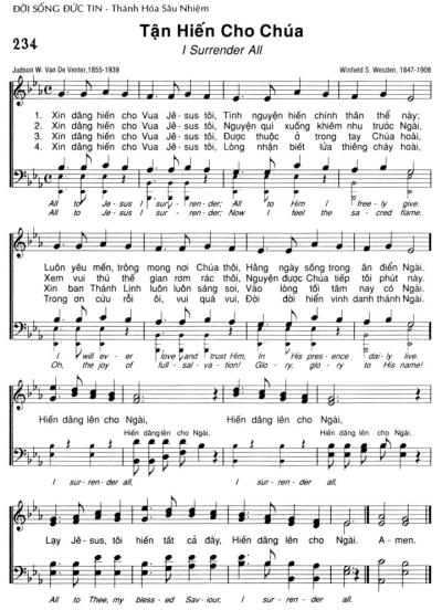 Tận Hiến Cho Chúa