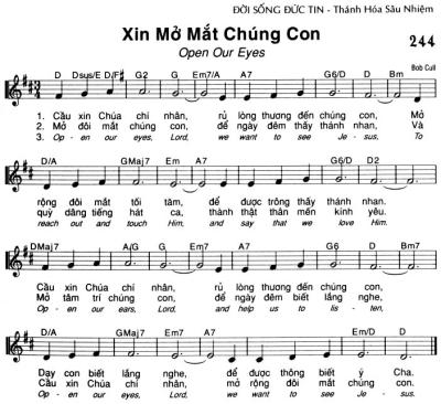 Xin Mở Mắt Chúng Con